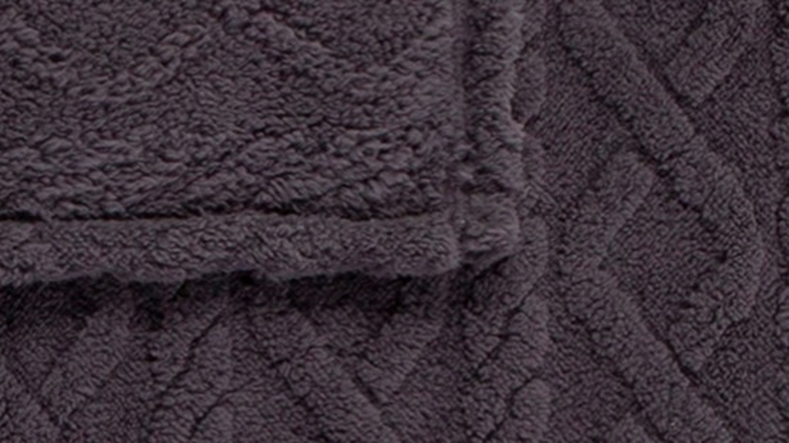 Plaid Descanso Jacquard Teddy - Anthracite