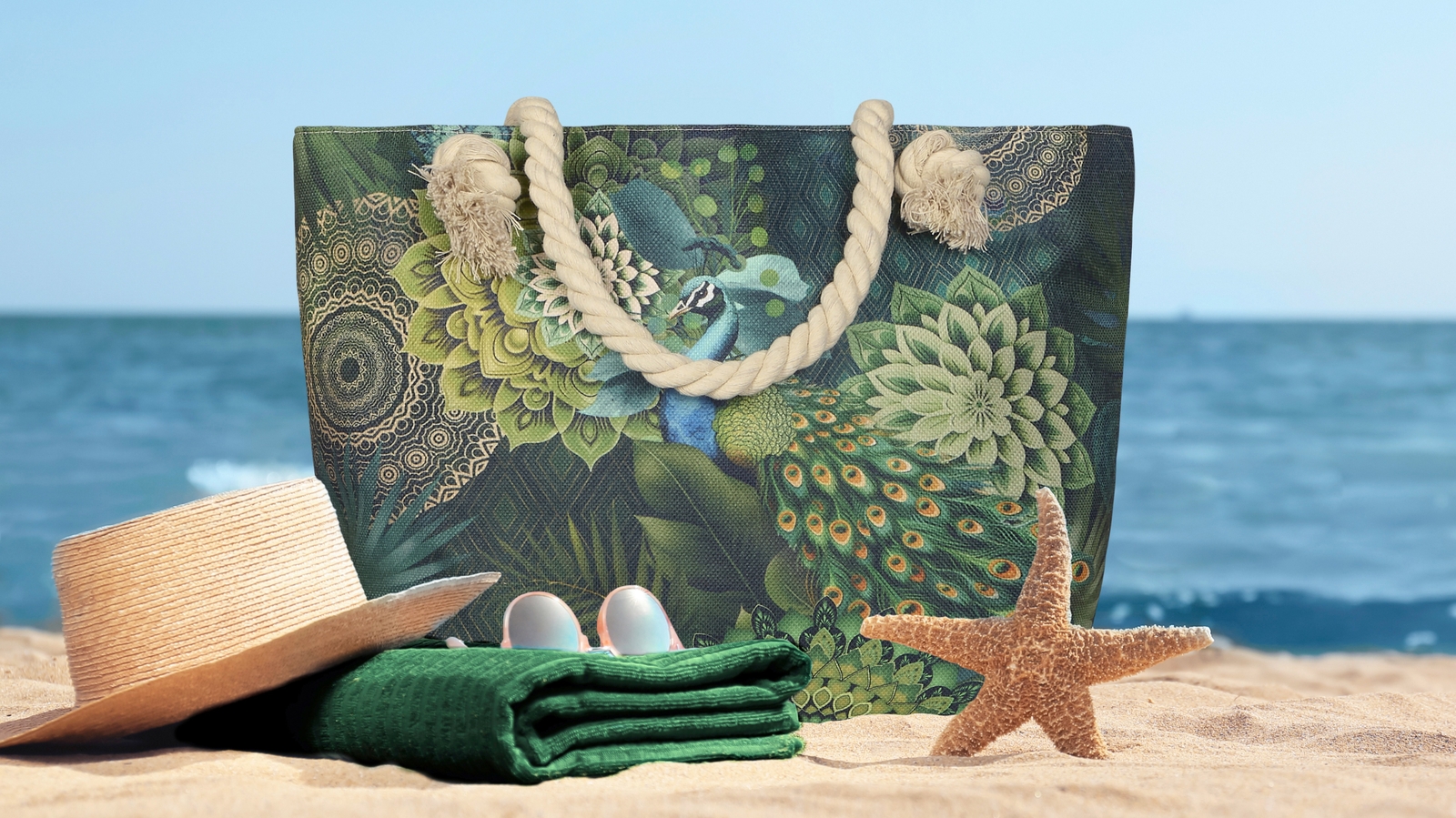 Strandtas Hip Agatha - Green