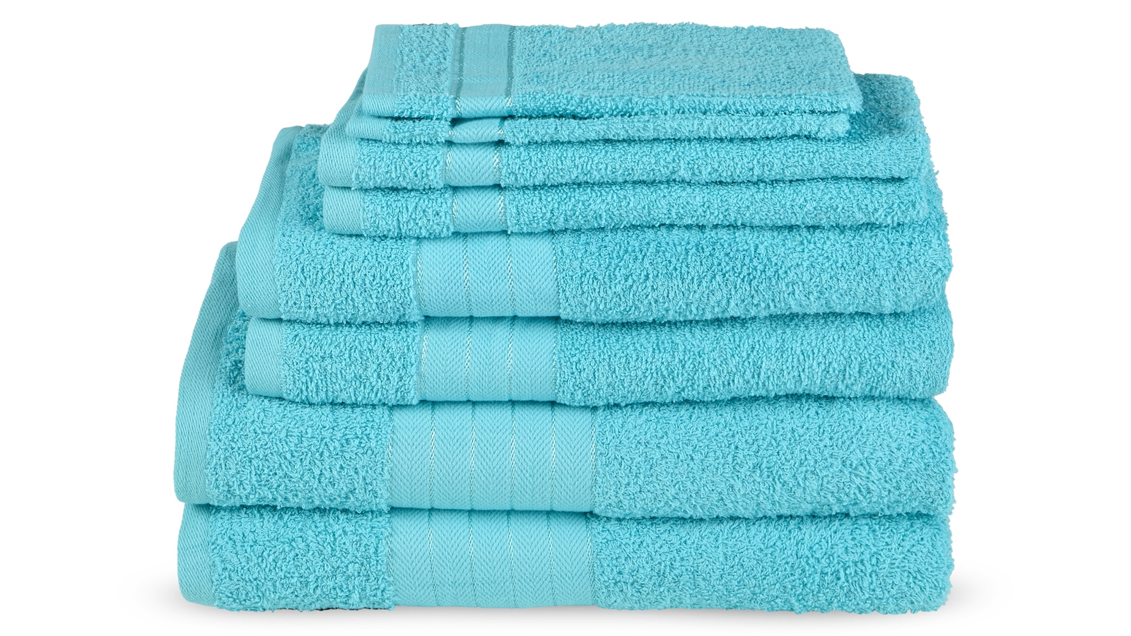 Handdoeken Set Good Morning 8 Stuks - Aqua