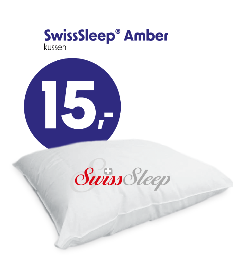 Kussen SwissSleep Amber vanaf 15 euro