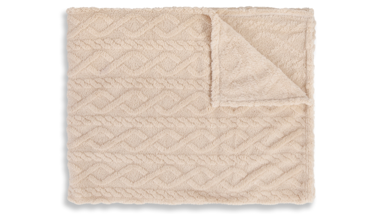 Plaid Descanso Jacquard Teddy - Off White