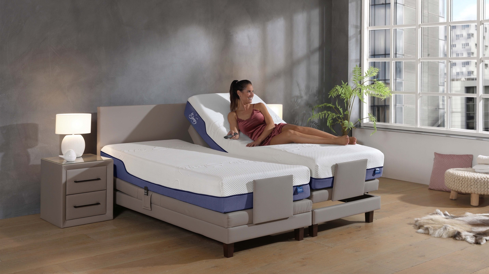 Boxspringset Sleepy Celestial Elektro - Sleepy Original Matras