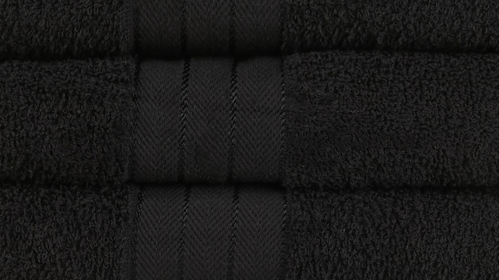 Handdoeken Set Good Morning 4 Stuks - Black