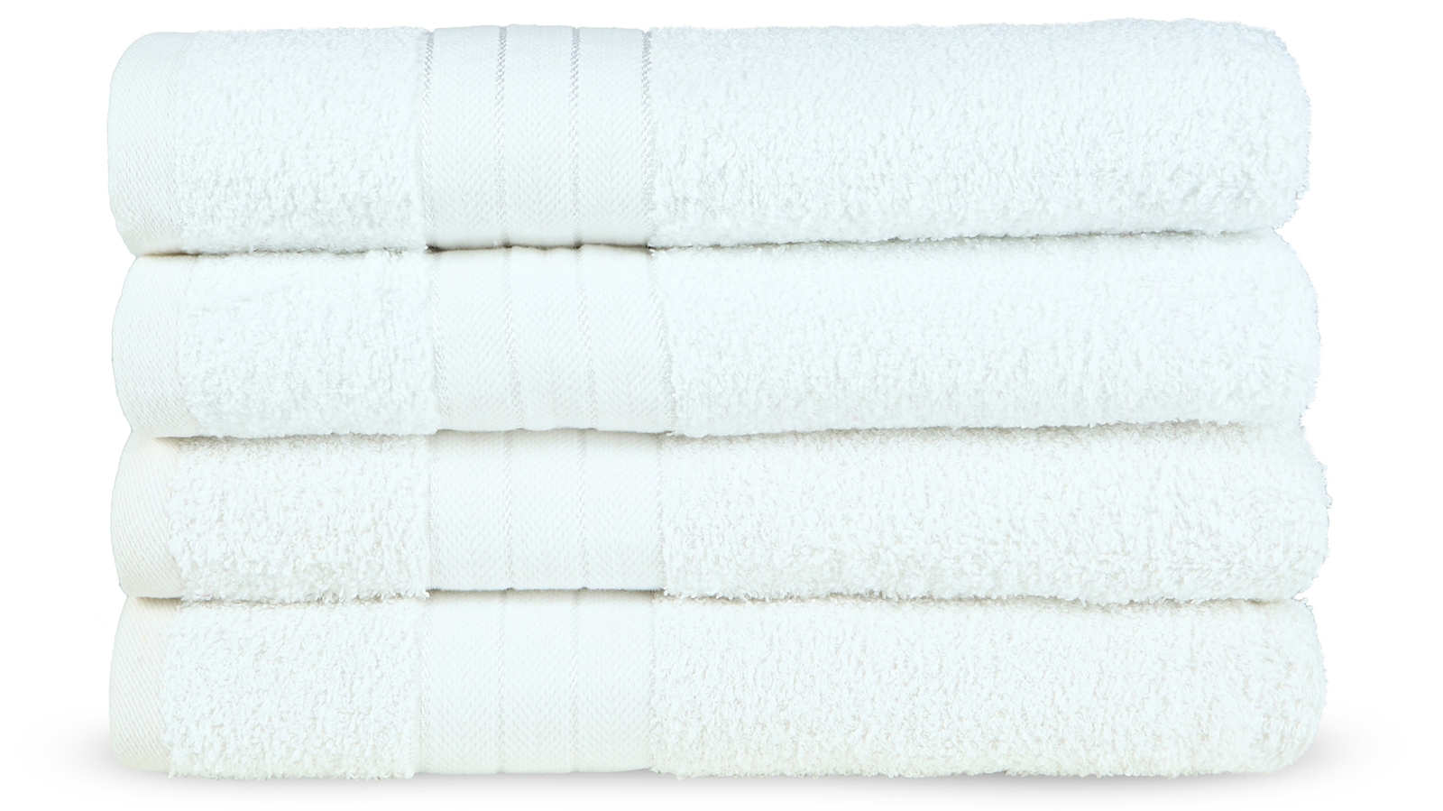  Handdoeken Set Good Morning 4 Stuks - White
