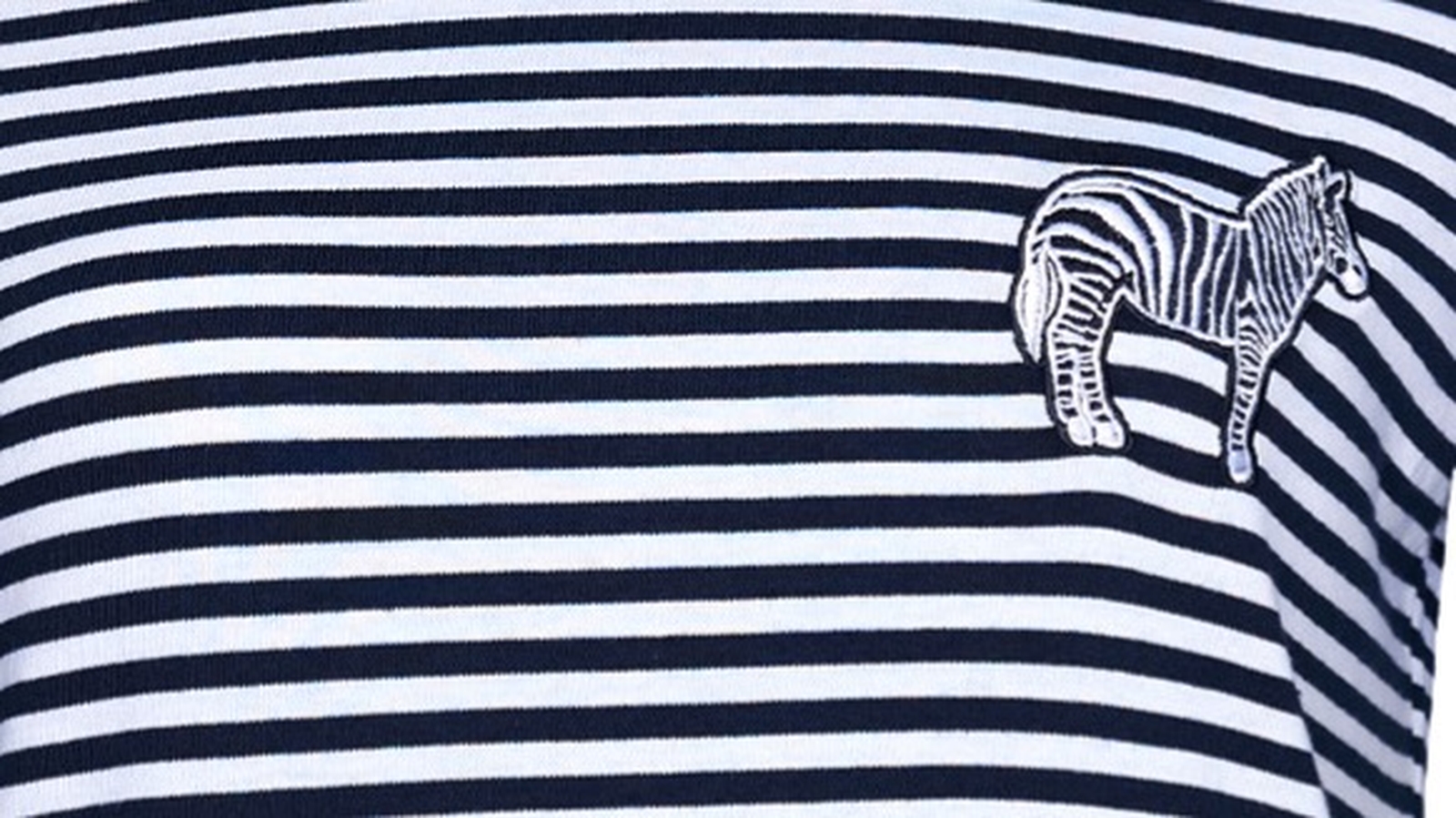 Pyjama Meisjes Pasha Strepen Zebra - Donkerblauw