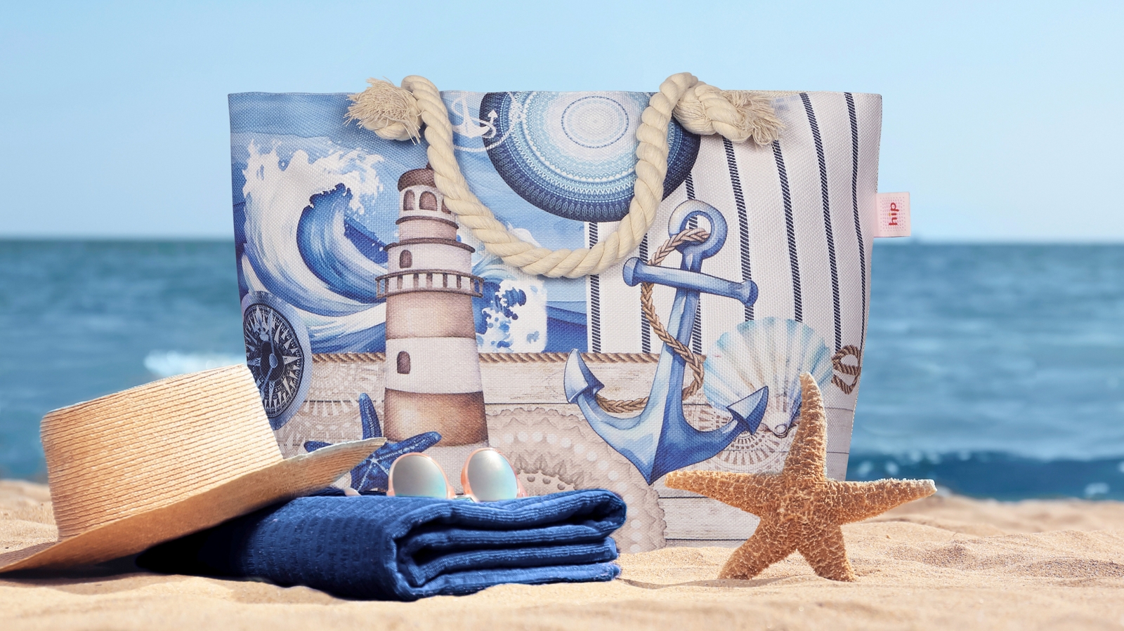 Strandtas Hip Aldiana - Blue