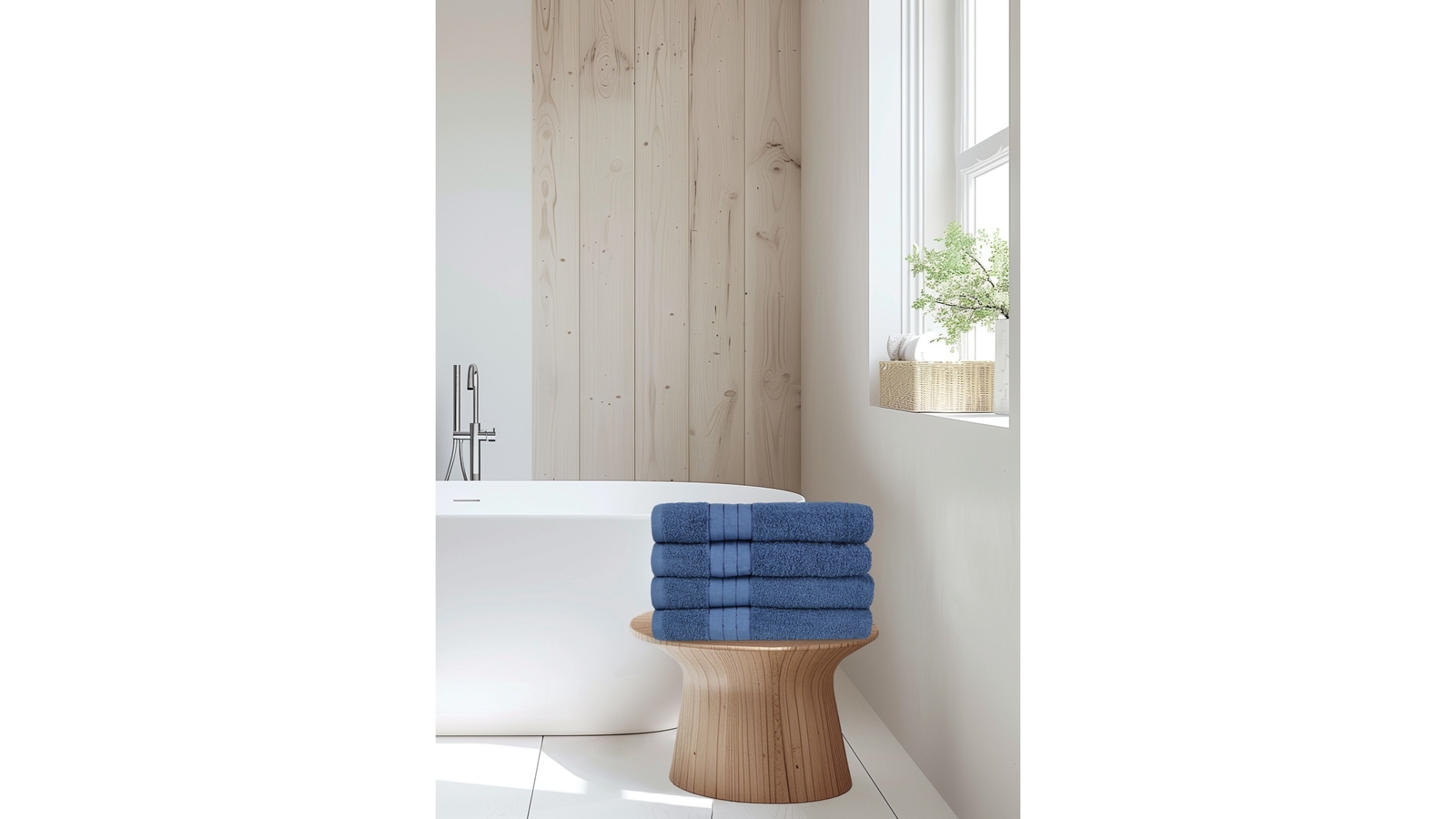  Handdoeken Set Good Morning 4 Stuks - Denim