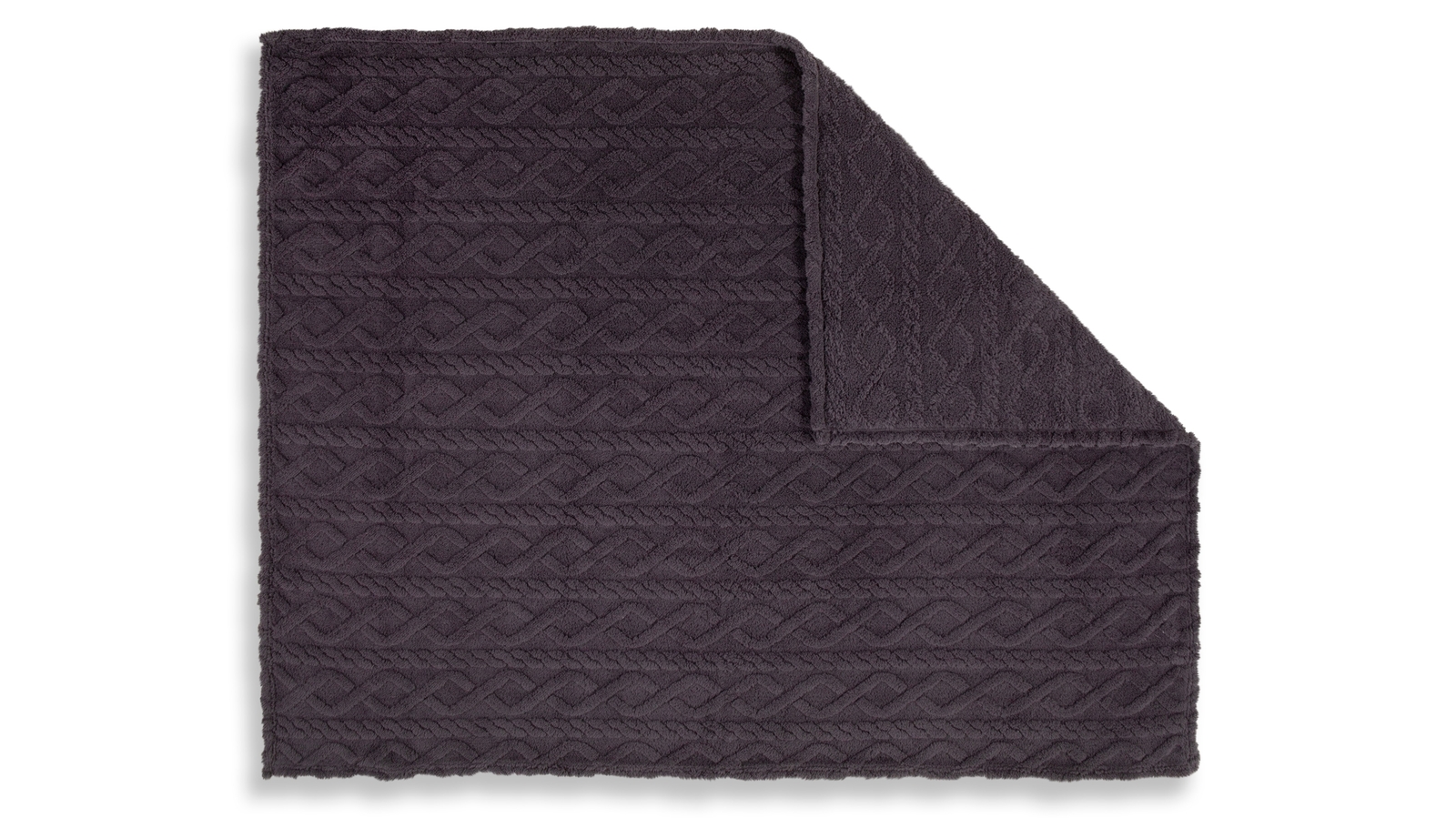 Plaid Descanso Jacquard Teddy - Anthracite