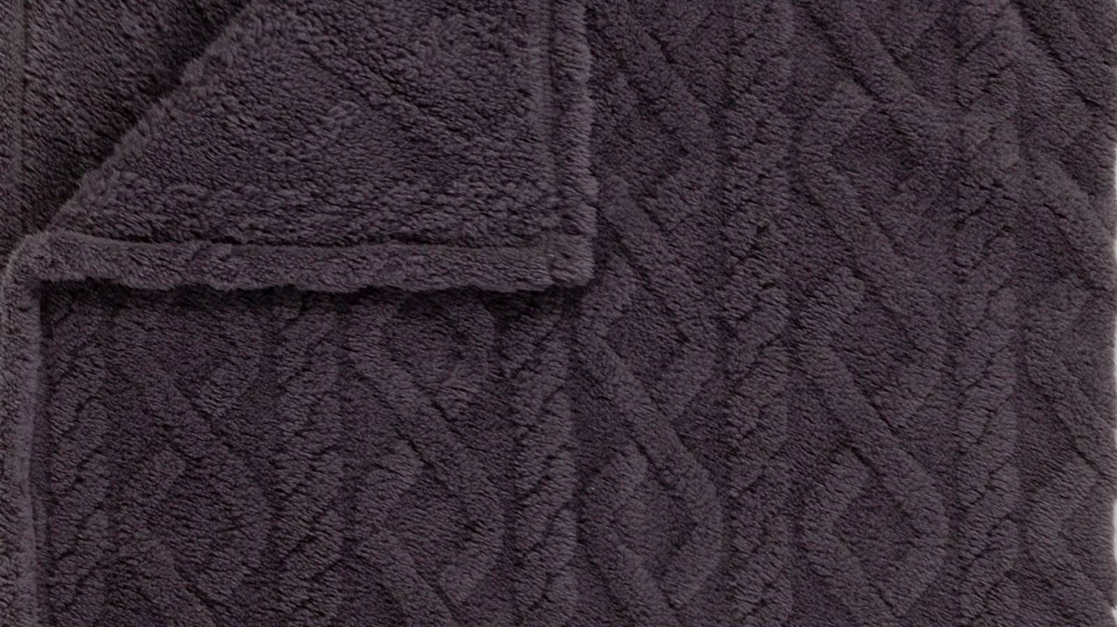 Plaid Descanso Jacquard Teddy - Anthracite