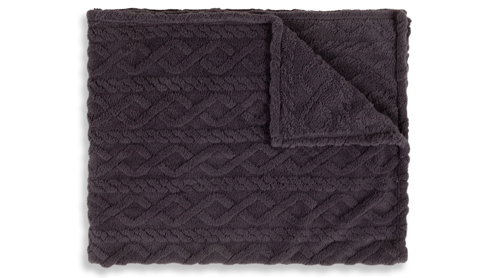 Plaid Descanso Jacquard Teddy - Anthracite