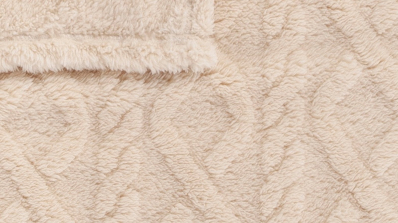 Plaid Descanso Jacquard Teddy - Off White