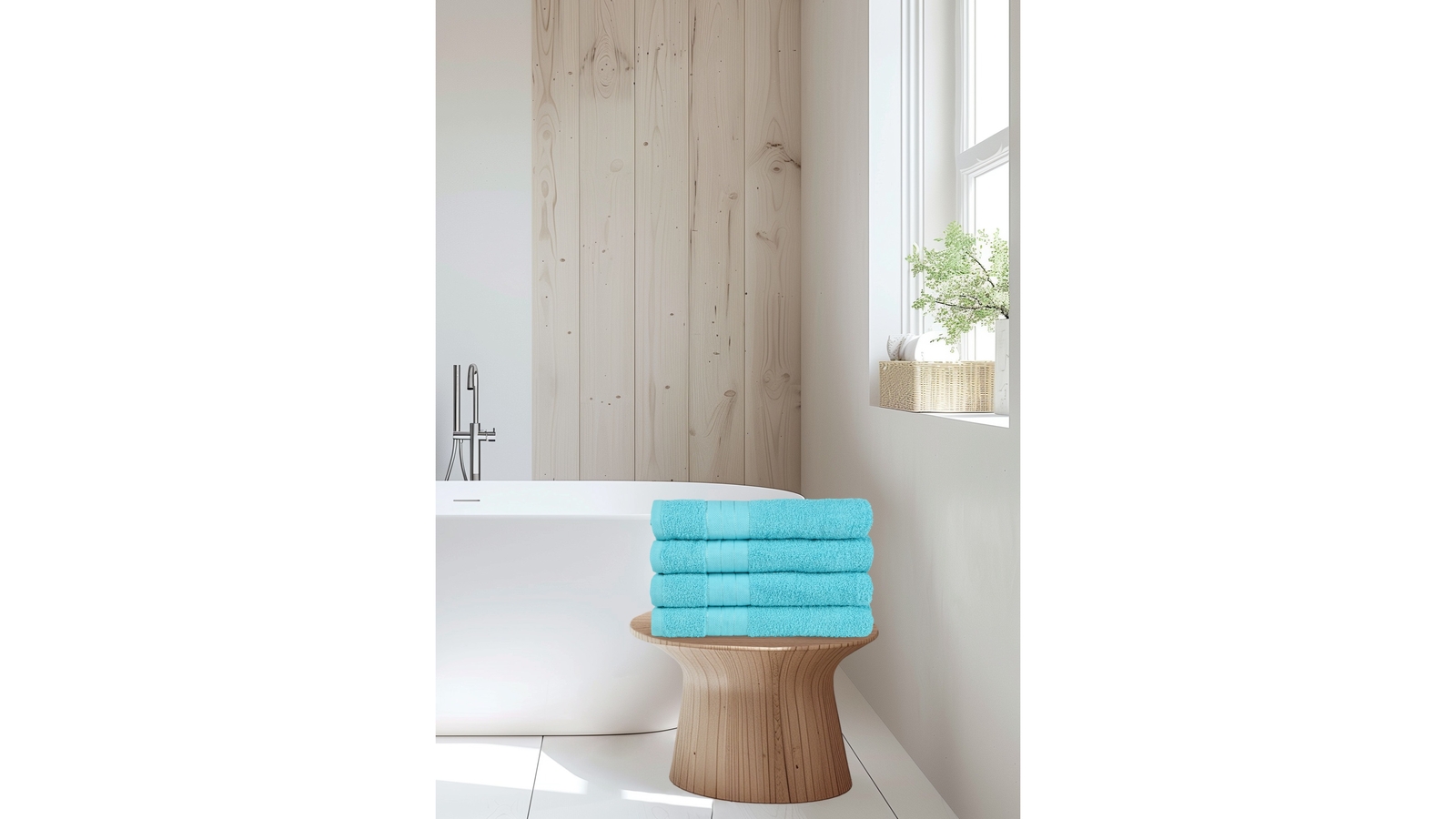  Handdoeken Set Good Morning 4 Stuks - Aqua