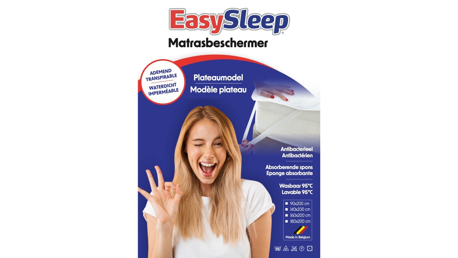 Matrasbeschermer Easysleep Plateau - Waterdicht