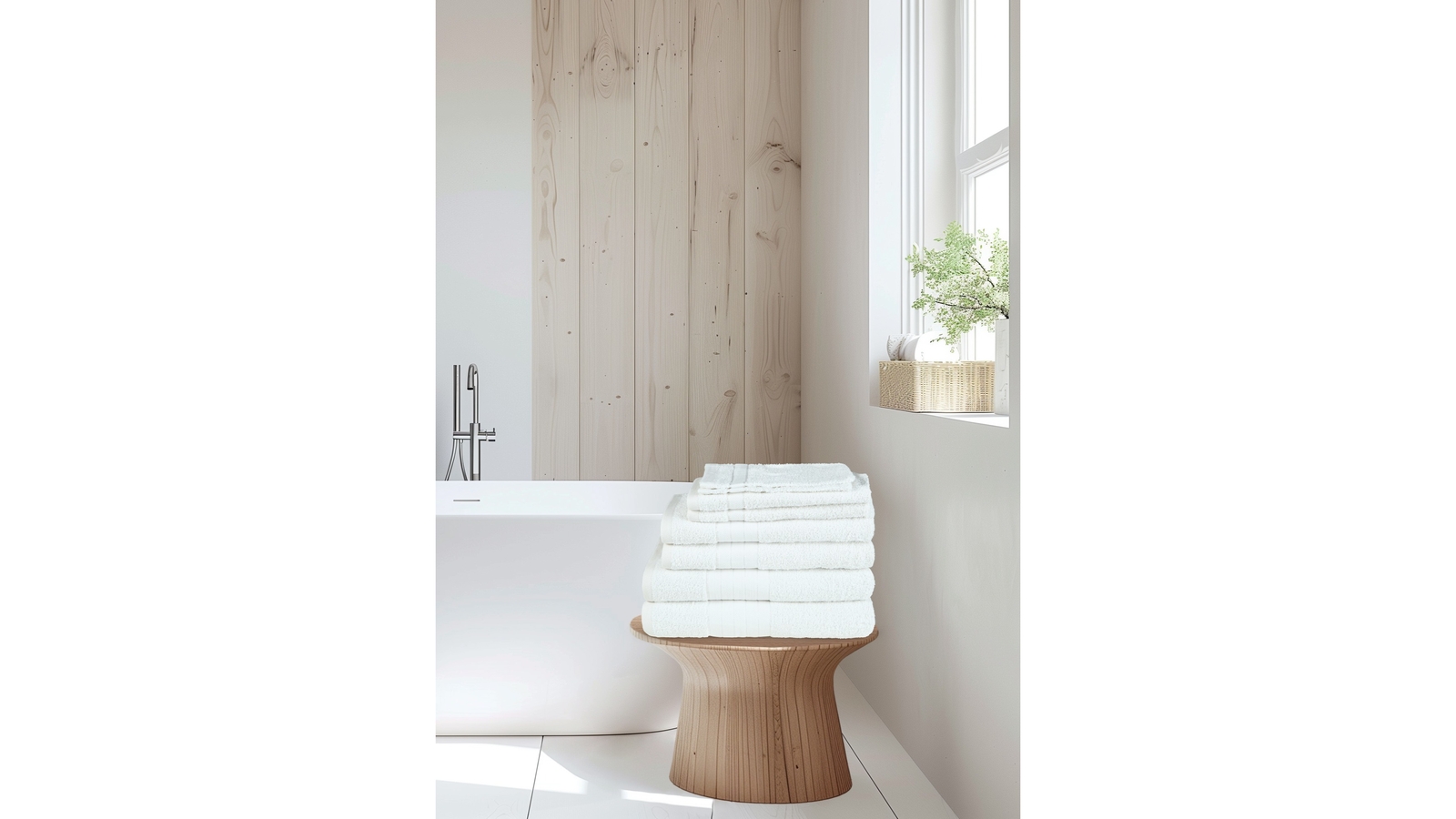 Handdoeken Set Good Morning 8 Stuks - White